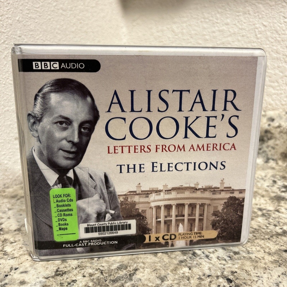 Letters from‎ America - The Elections Alistair Cooke CD 1 disc (2008) Exlib